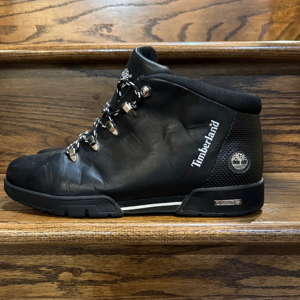 Timberland Black Leather Men's Boots